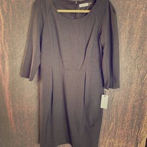NWT Calvin Klein Grey Dress
